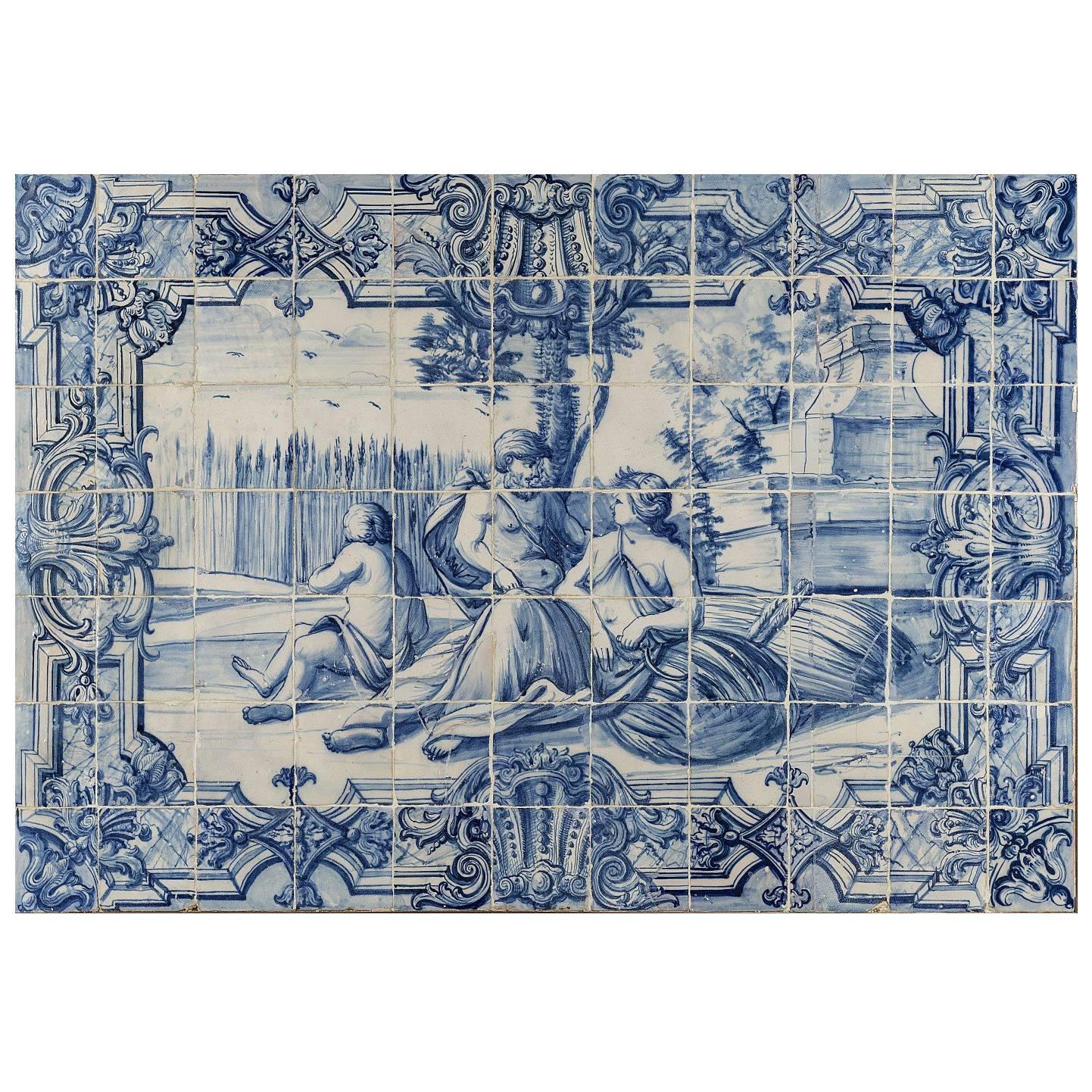 18th Century Portuguese Tiles Mural