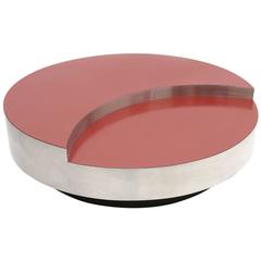 Willy Rizzo Revolving Coffee Table