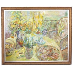 Large Format "Still Life on the Veranda" by Wallace Bassford