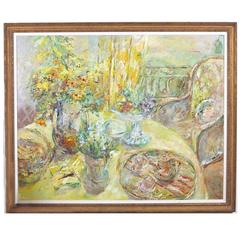 Large Format "Still Life on the Veranda" by Wallace Bassford 7