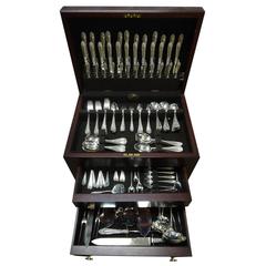 Kenilworth by International Sterling Silver Flatware Set Service 200 Pieces Huge