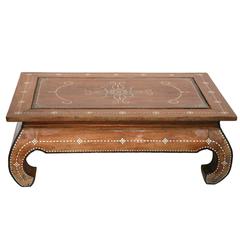 Superbly Inlaid Moroccan Coffee Table