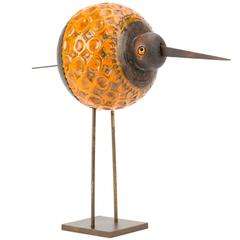 Bitossi Ceramiche Bird Sculpture by Aldo Londi, Limited Edition, 2016