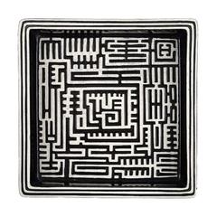 Stig Lindberg, Gustavsberg, Domino Dish in Ceramics. 1950s