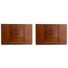 Pair of Edward Wormley for Dunbar Cabinets 5