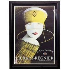 Retro Liebart Regnier Champagne Poster by Philipe Sommer