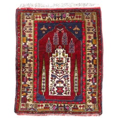 Tapis de mariage turc Yahyali Vintage Prayer Collection Djoharian