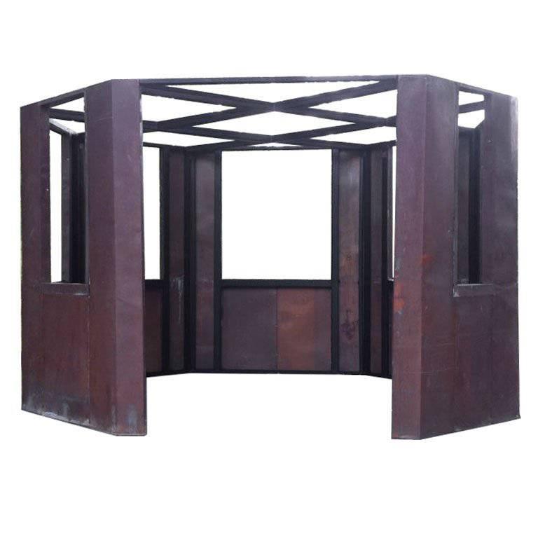 Frank Gehry Copper Panelled Gazebo For Sale