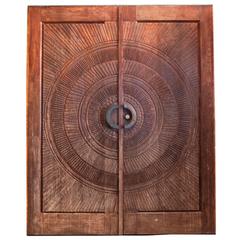 Billy Joe McCarroll and David Gillespe, Heroic Sunburst Doors, USA, circa 1970s 4