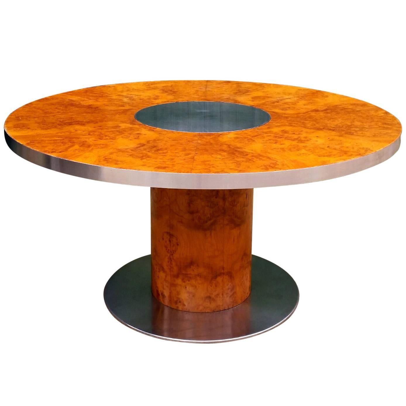 Willy Rizzo Dining Table model "Savage" for Mario Sabot, circa 1970