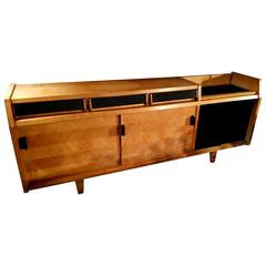 Rare Sideboard by Guillerme and Chambron, France, 1960s