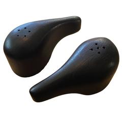 Vintage Rosewood Salt and Pepper Shakers by Don Shoemaker