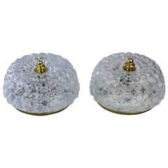 Hollywood Regency Style Flush Mount Light by Helena Tynell for Limburg 1