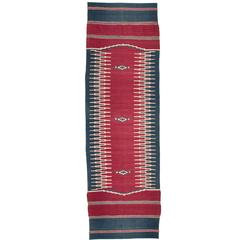 Late 19th Century Syrian Kilim Rug in Very Good Condition 2'8'' x  9'2''