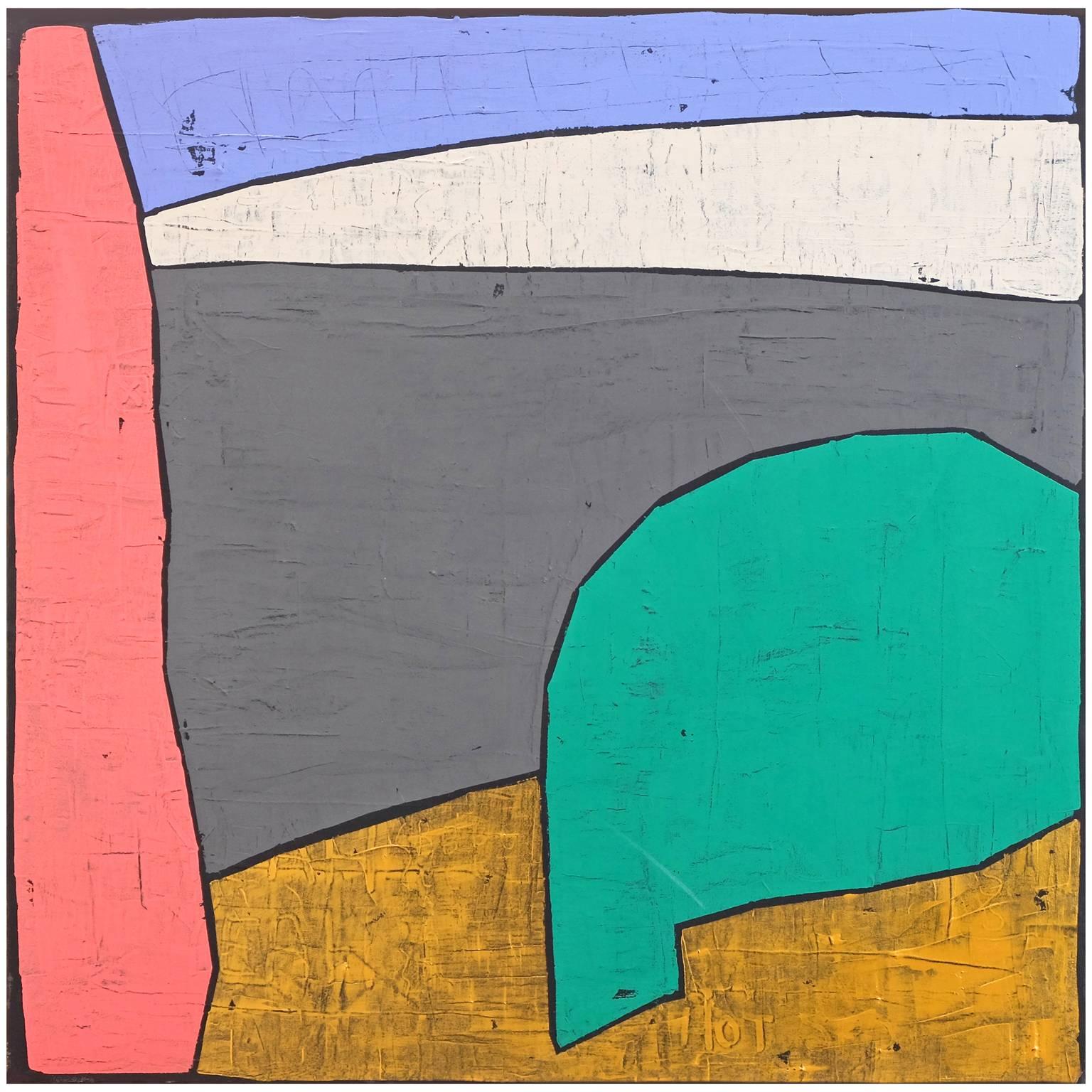 'Avoiding Voids' Abstract Landscape Painting by Alan Fears