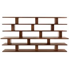 Bookshelf Books in Solid Walnut Wood 1