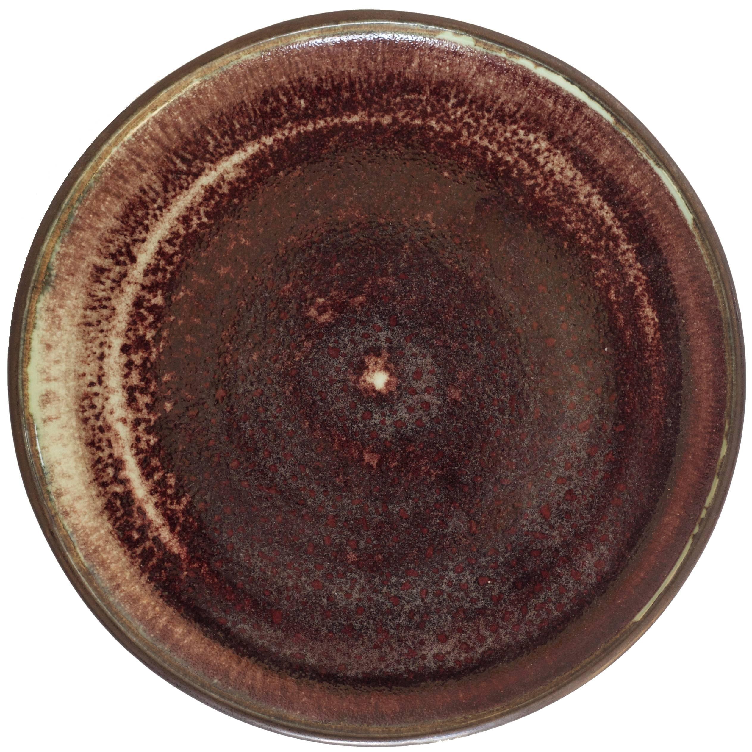 Stephen Polchert Ceramic Plate For Sale