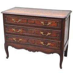 Louis XV Style Commode of Oak 4