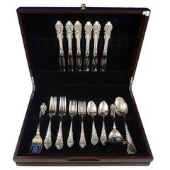 Sir Christopher by Wallace Sterling Silver Flatware Set for Six Service 3