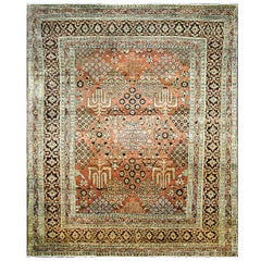 Antique Persian Sultanabad Carpet, 8' x 9'6"