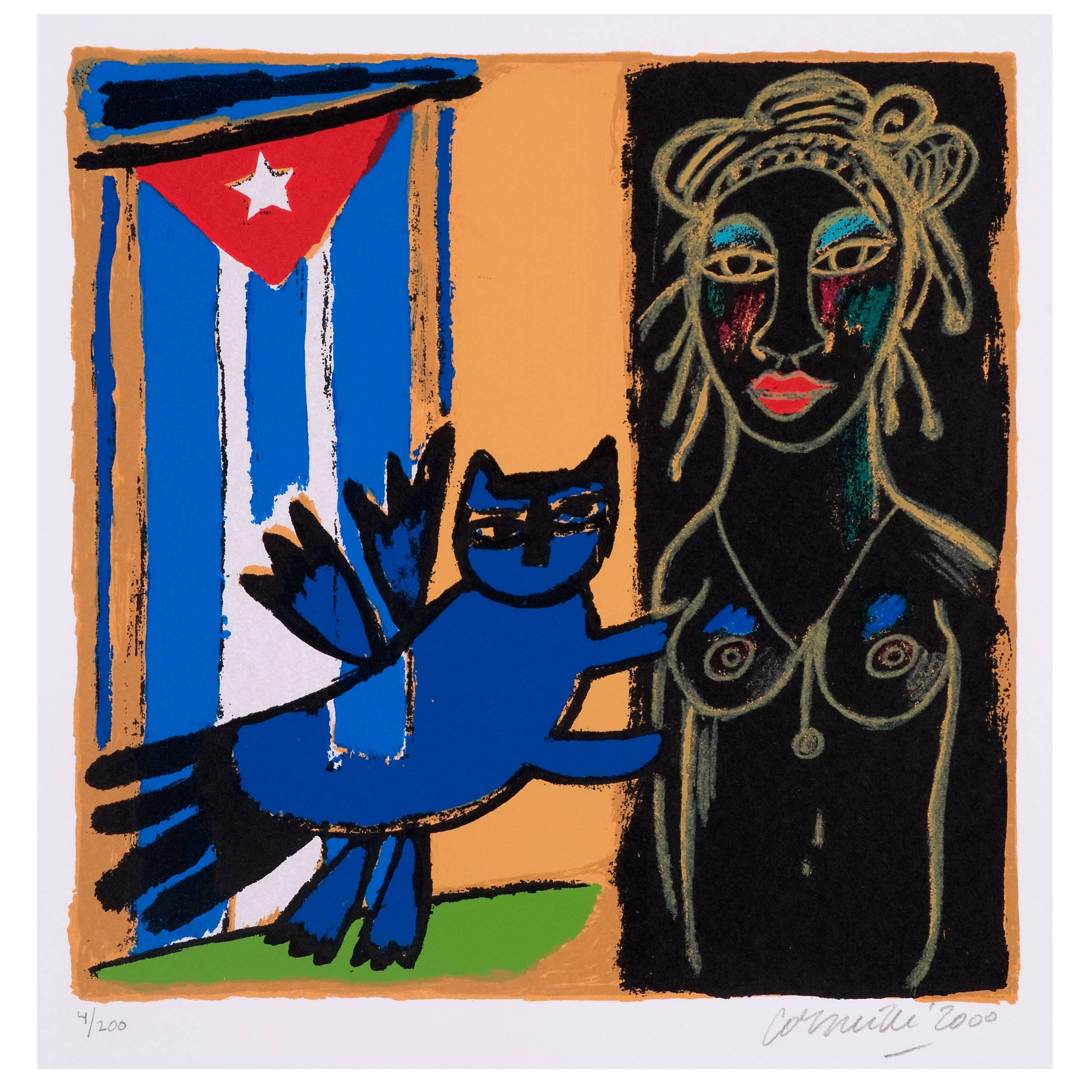 Mémoire de Cuba by Corneille for Jaski Gallery For Sale