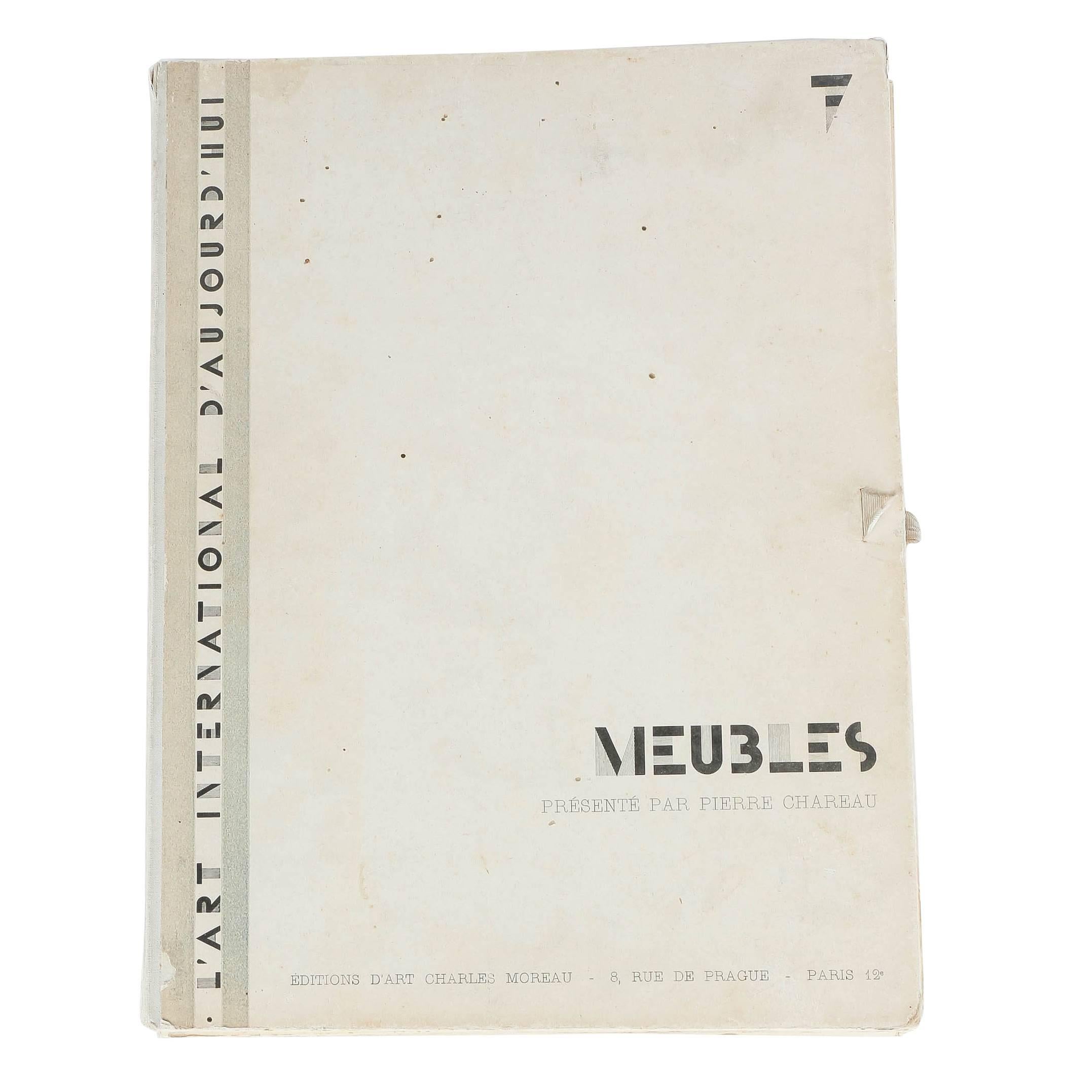 Meubles par Pierre Chareau Book Editions D'Art Charles Moreau, 1928