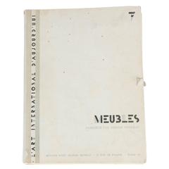 Meubles par Pierre Chareau Book Editions D'Art Charles Moreau, 1928
