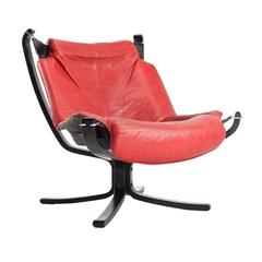 1970s Falcon Lounge Chair by Sigurd Ressell for Vatne Møbler Scandinavian Design