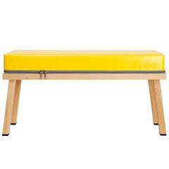 Visser and Meijwaard Truecolors Bench in Yellow PVC Cloth with Zipper