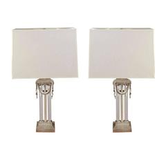 Pair of Table Lamps by Mutual Sunset, American, 1930s