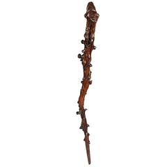 19th Century Folk Art Walking Stick