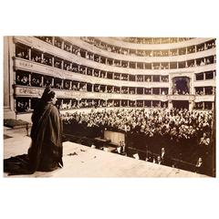 Large Photograph of Monserrat Caballe's Curtain Call at La Scala, Milan, 1970