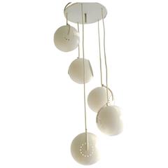 Italian Five-Tier Cascade Chandelier by Reggiani 2