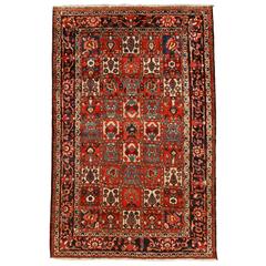 Antique Persian Bakhtiari Rug