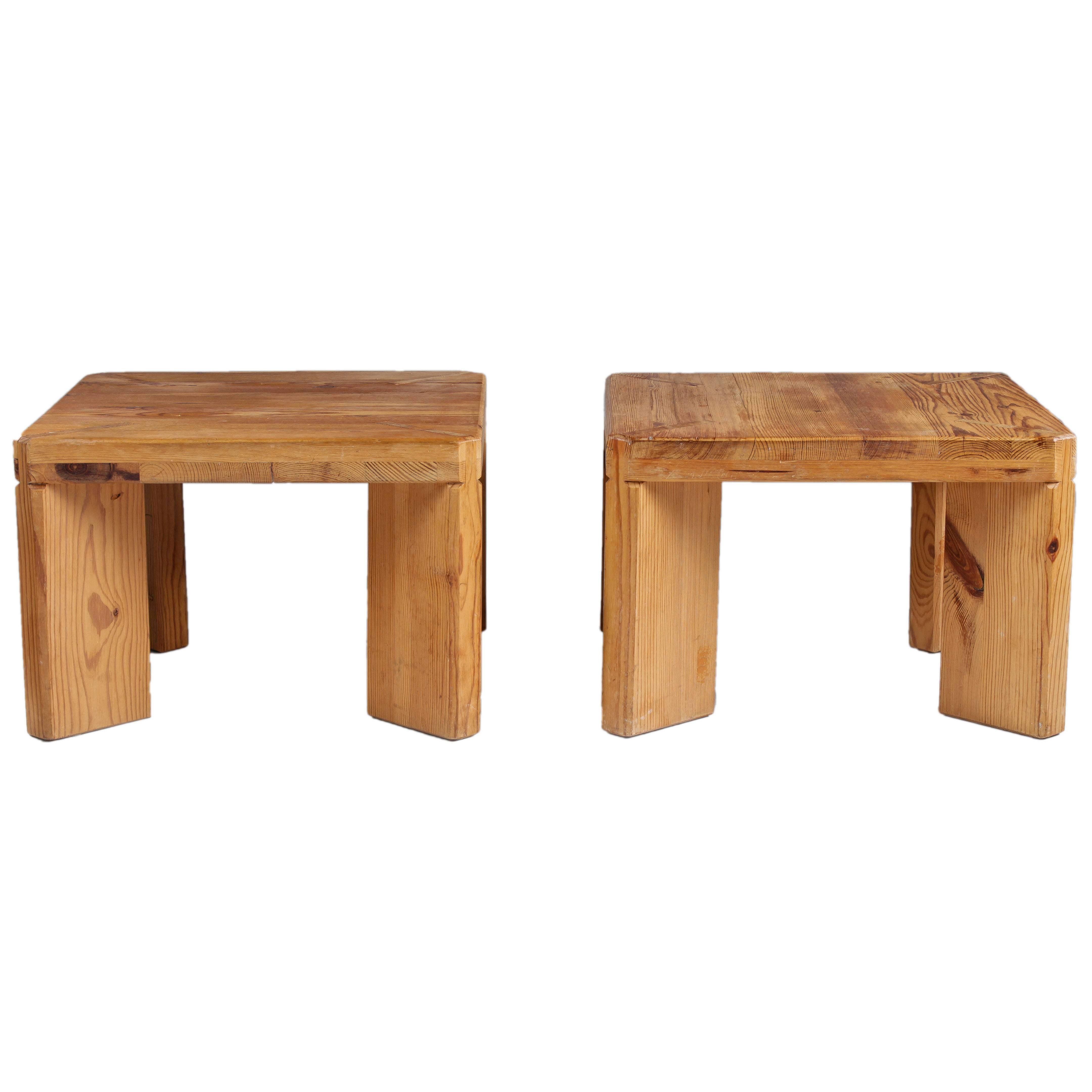 Rare Stools or Side Tables by Roland Williamsson, 1969