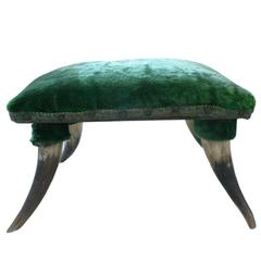 18th Century Horn Footstool