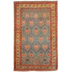 Exceptional Rare Antique 19th Century Persian Bidjar Rug