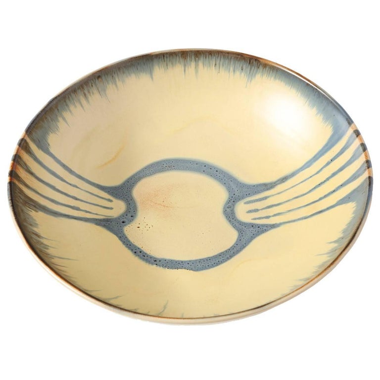 Large Earthenware Bowl by Jana Merlo For Sale at 1stDibs
