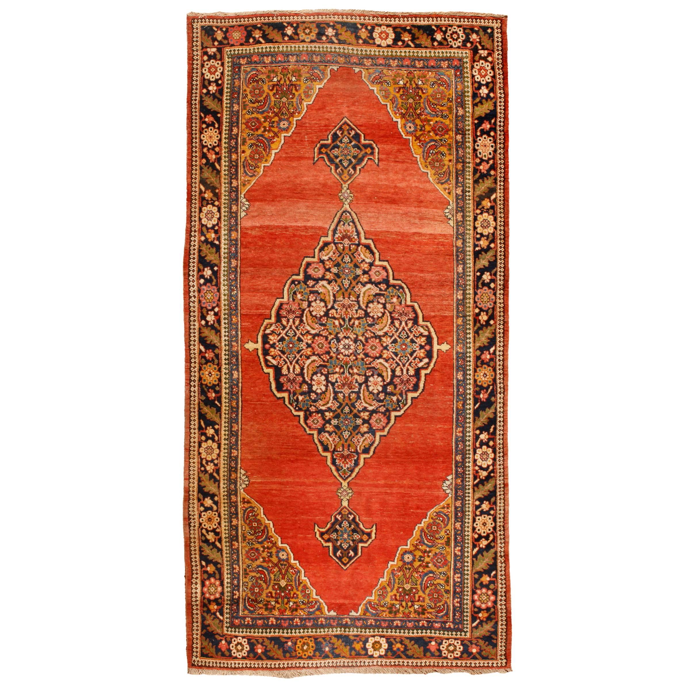 Antique 19th Century Persian Bidjar Rug For Sale