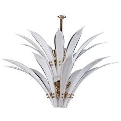 Spectacular Vistosi "Palms Chandeliers, " 1970s