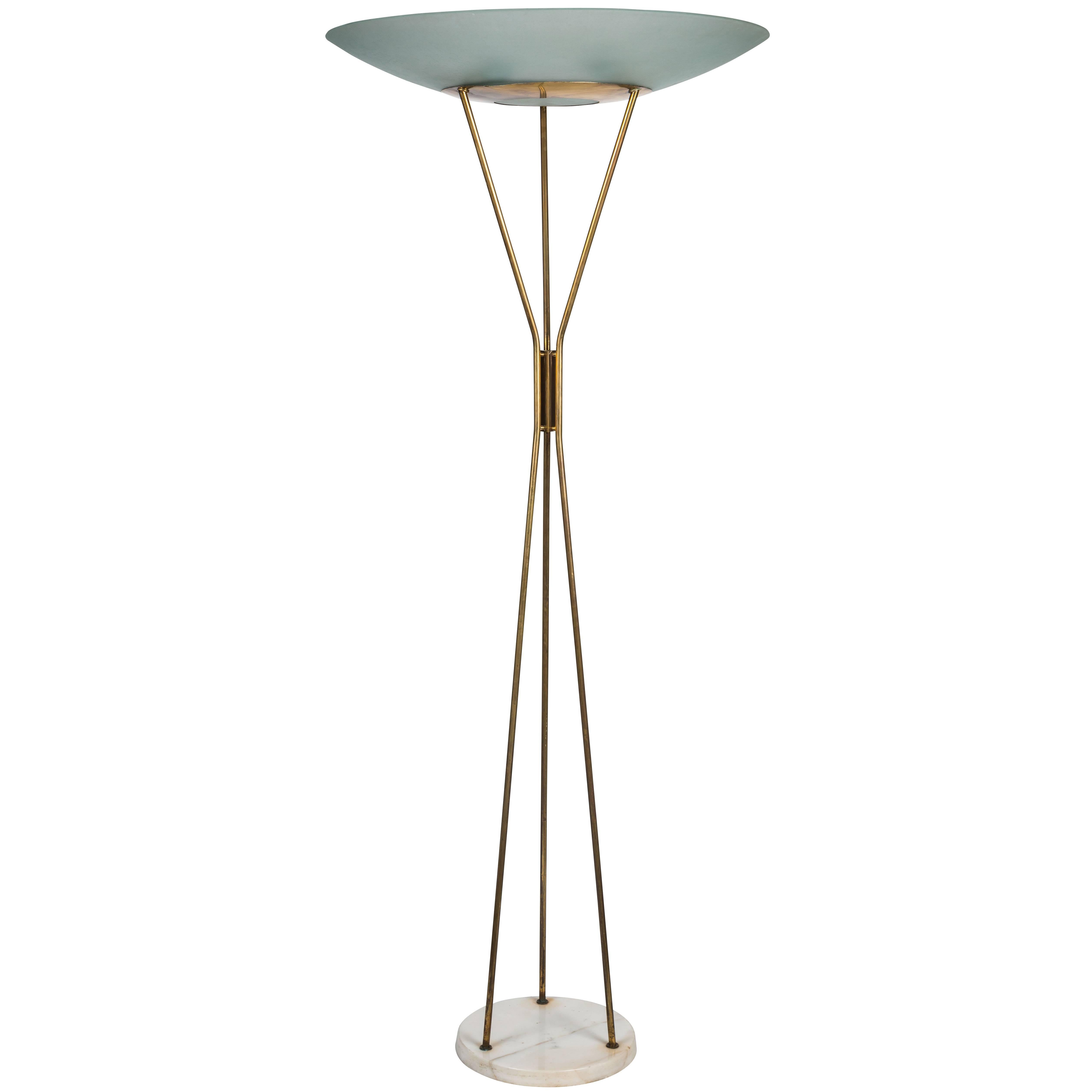 Rare Stilnovo Floor Lamp Model 4013 by Gaetano Sciolari