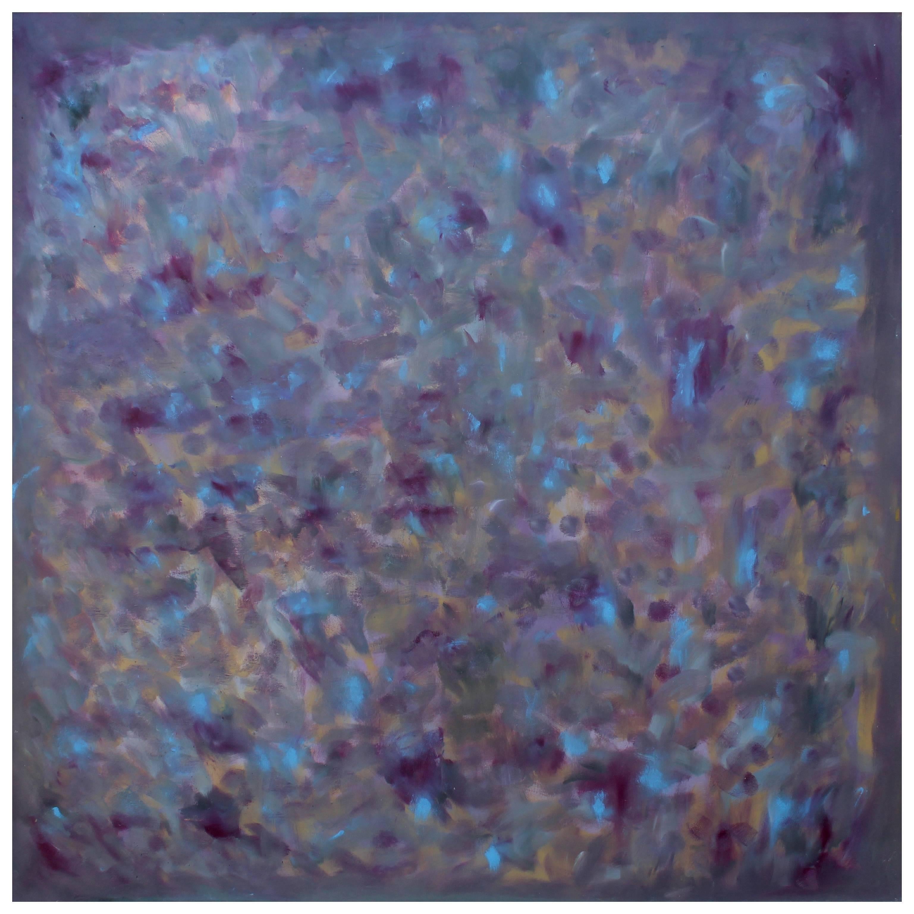 'Purple Haze' Oil on Canvas For Sale