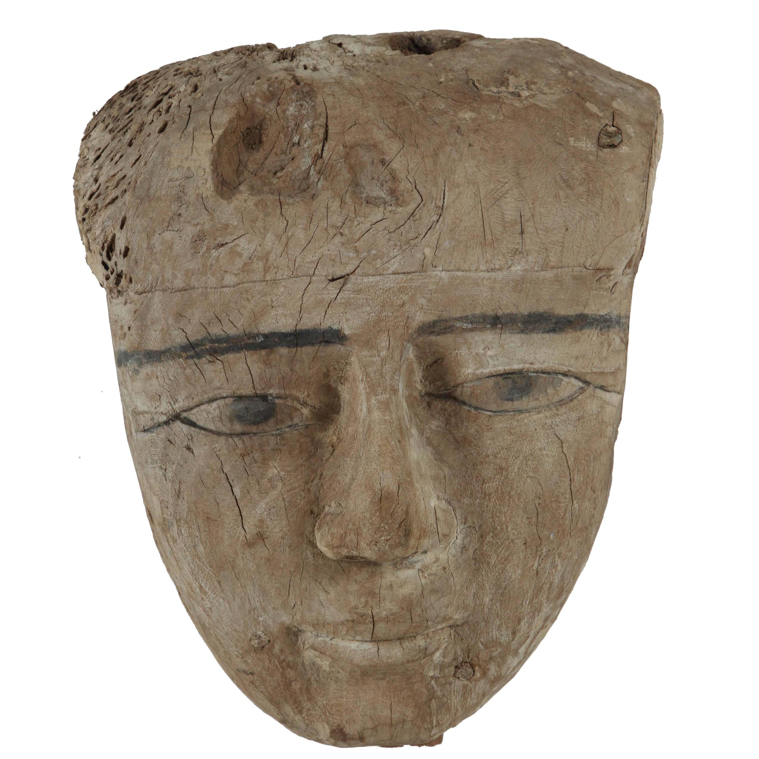 Ancient, Egyptian Mummy Mask