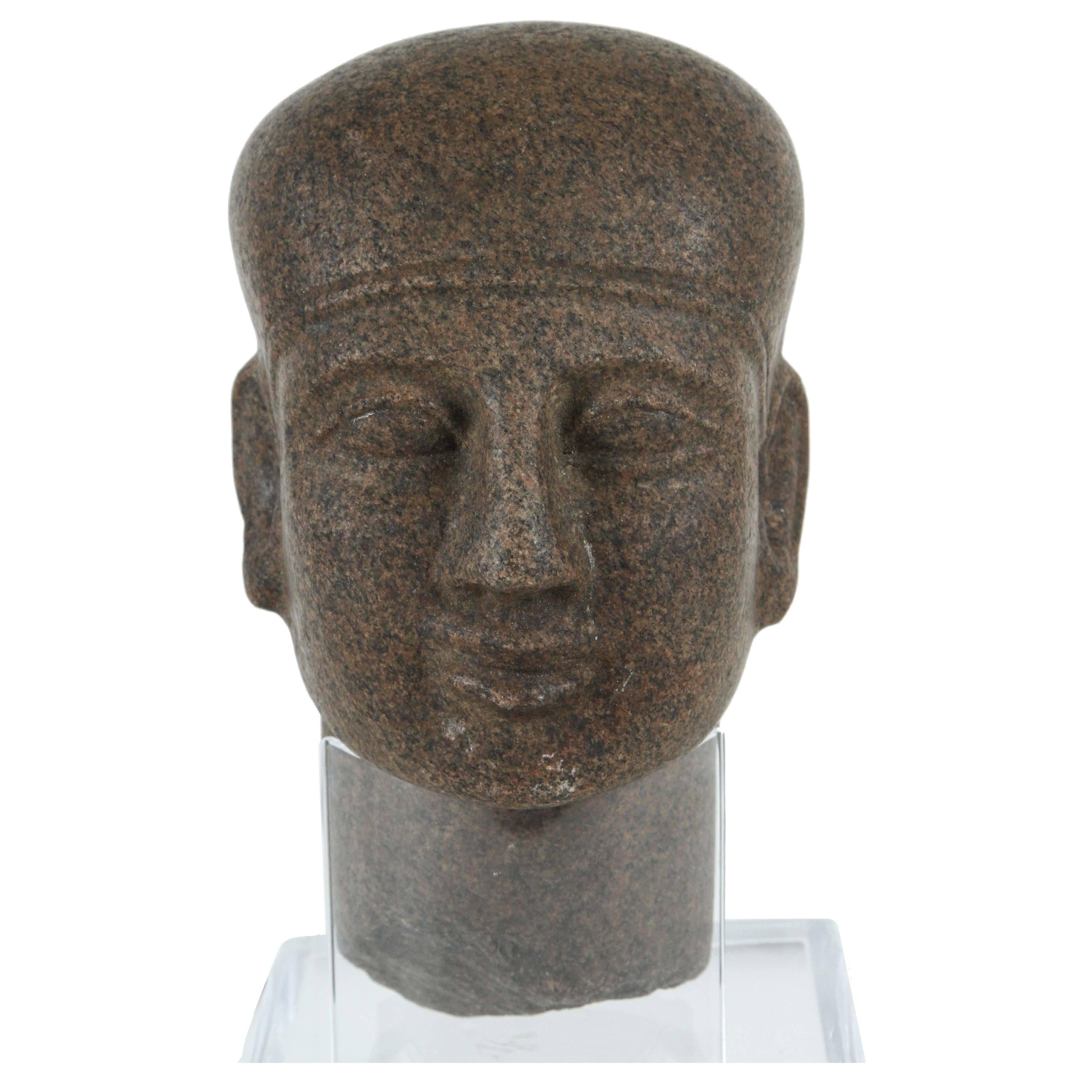Late Period, Egyptian Granite Bust
