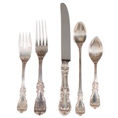 Sterling Silver Flatware "Burgundy" Luncheon Service for 12 by Reed & Barton