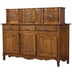 Ornately Carved French Country Buffet