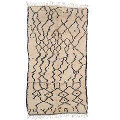 Vintage Azilal Moroccan Wool Rug / Wallhanging