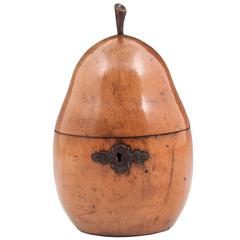 Treen Pear Tea Caddy