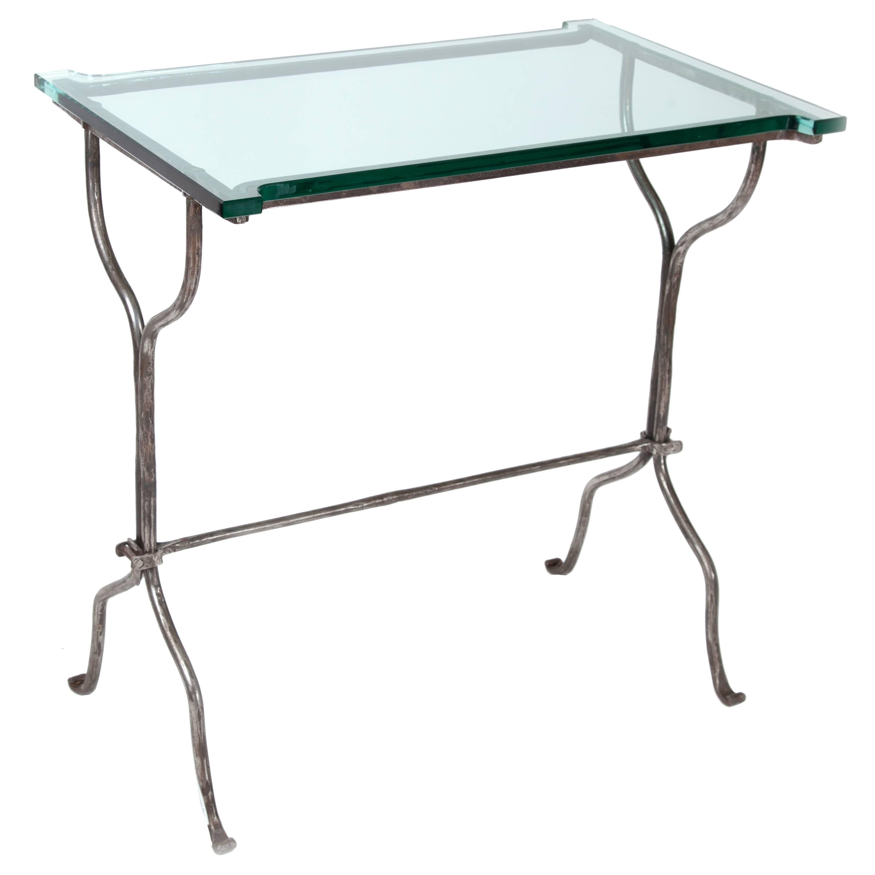 Iron and Glass Desk