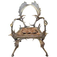 Antler Chair from a Bavarian Hunting Lodge